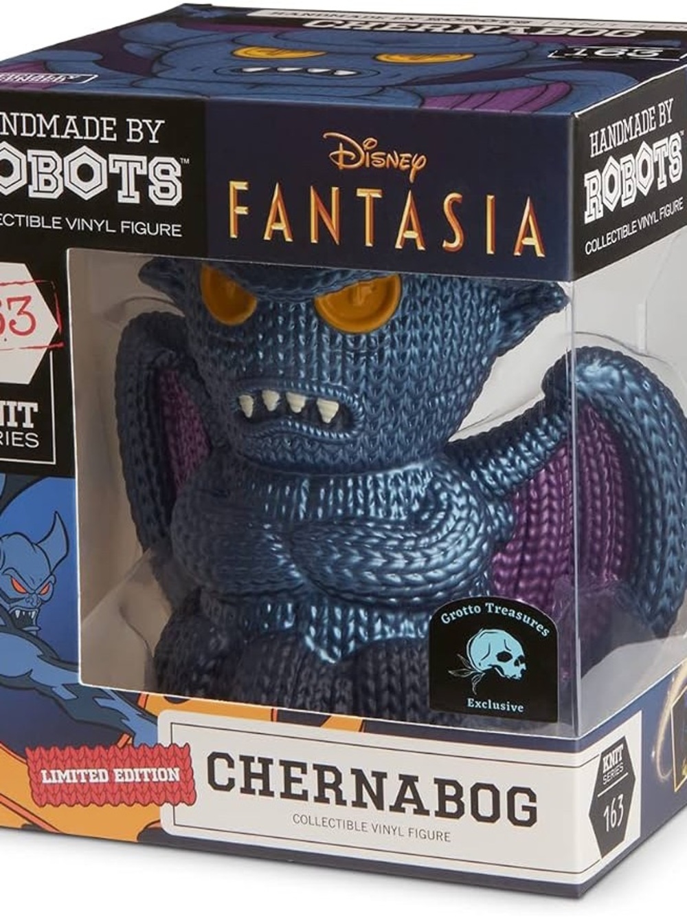 NIB IS HANDMADE BY ROBOTS DISNEY VILLAINS METALLIC CHERNABOG LIMITED EDITION